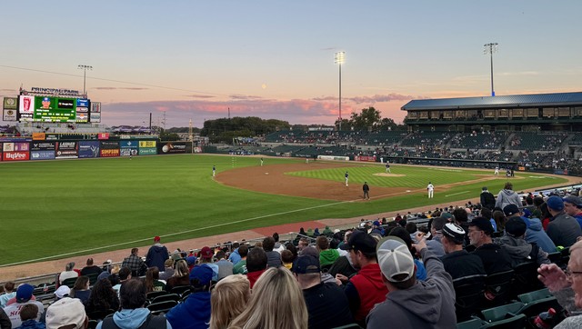 Beautiful night for a ballgame