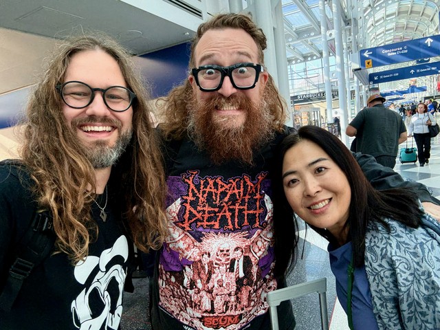 Ran into Harper and Hiromi at ORD!