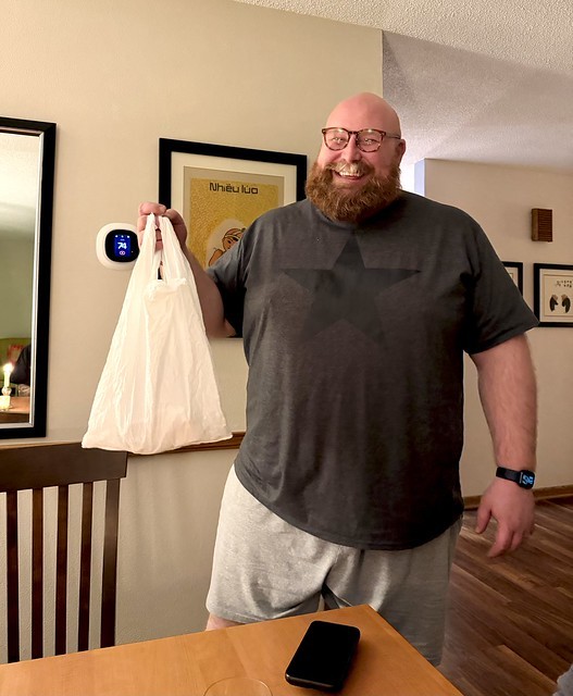 Trent busted out the Omaha fudge sack