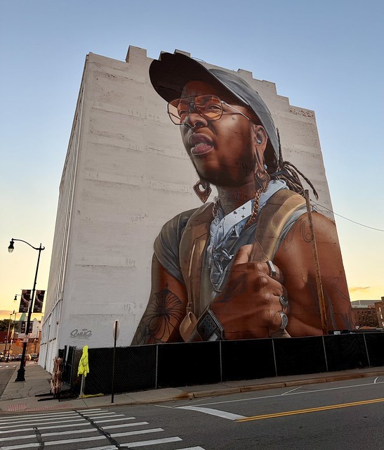A beautiful mural on my walk to the Red Wings game
