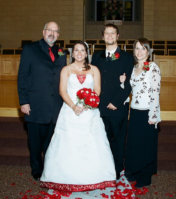With Kari's parents