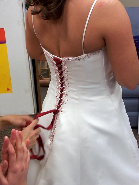 Fancy corset in progress