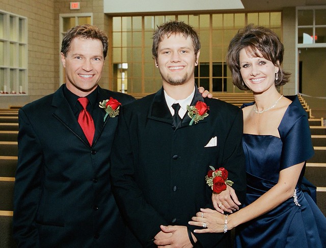 Dad, mom, and me