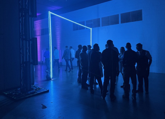 Leavin the club to check out another room